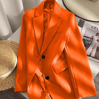 Loose Straight Office Blazer