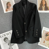 Loose Straight Office Blazer