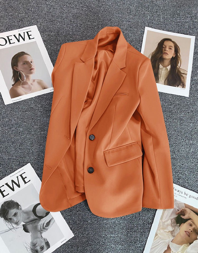 Loose Straight Office Blazer