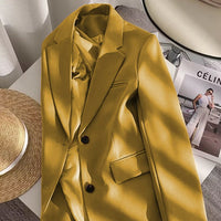 Loose Straight Office Blazer