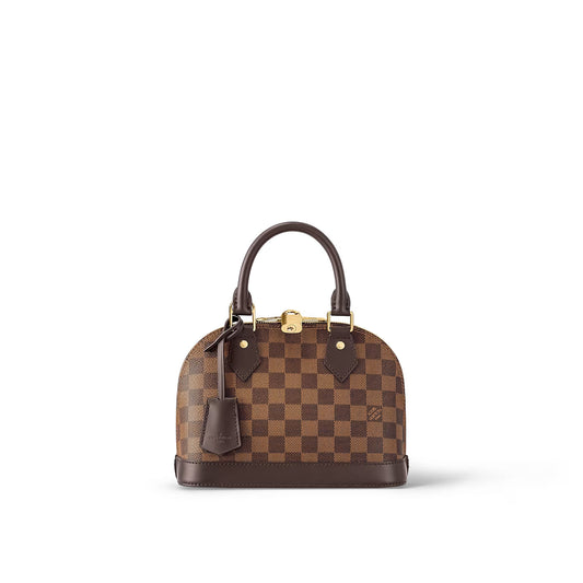 Damier Ebene coated canvas N41221 Alma BB