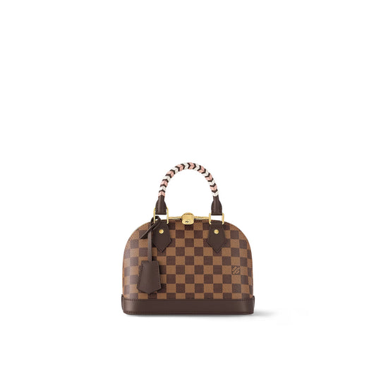 Damier Ebene coated canvas N40447 Braided Alma BB