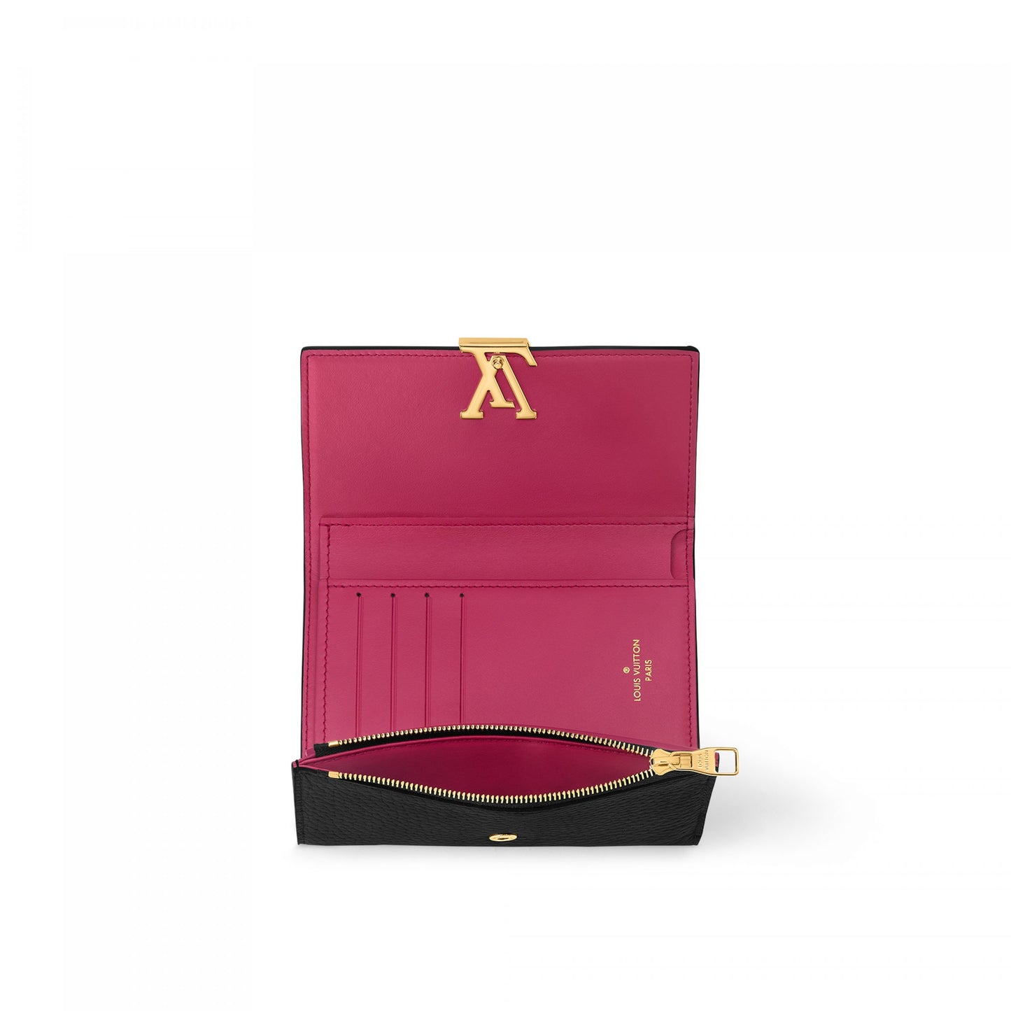 M62157 Capucines Compact Wallet Black Pink