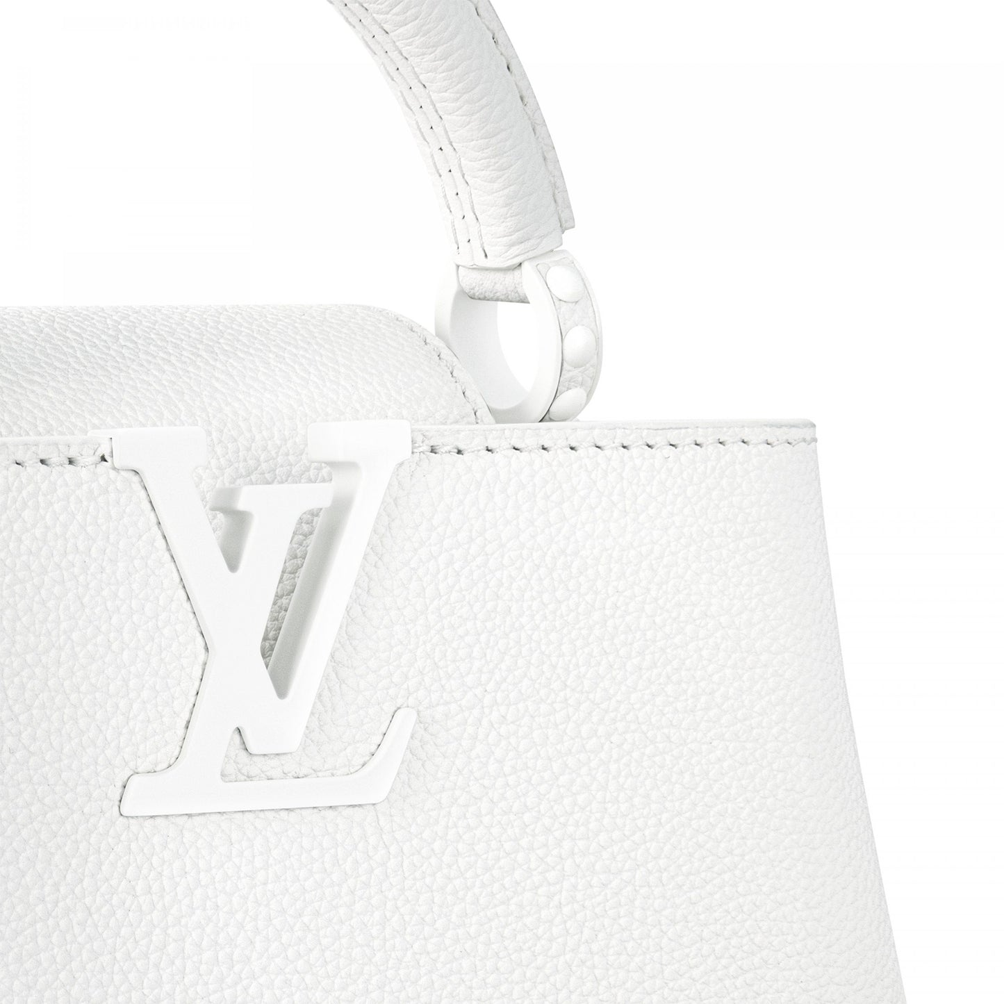 M23956 Capucines East-West Mini Optic White