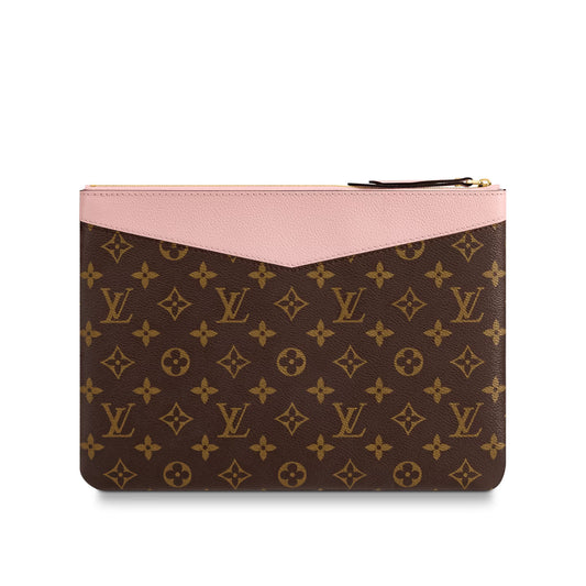 Monogram Rose Poudre M62942 Daily Pouch