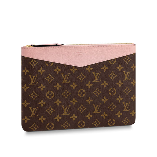 Monogram Rose Poudre M62942 Daily Pouch