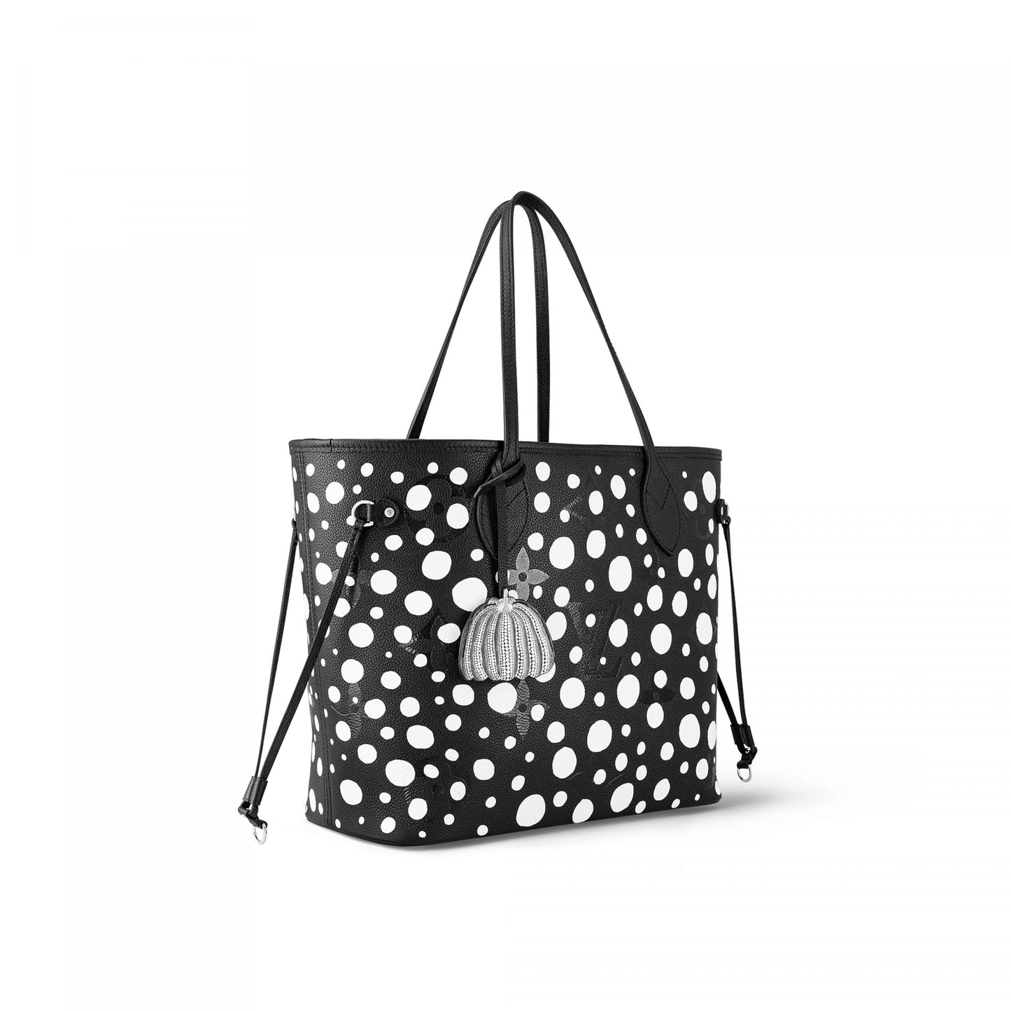 x YK Neverfull MM M46390 Black white