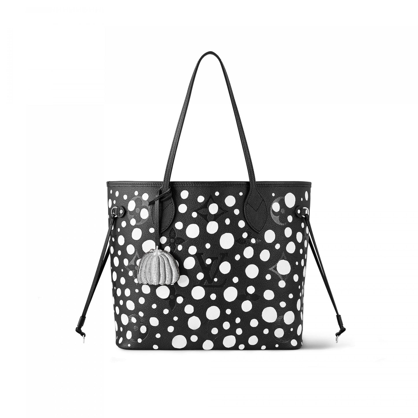 x YK Neverfull MM M46390 Black white