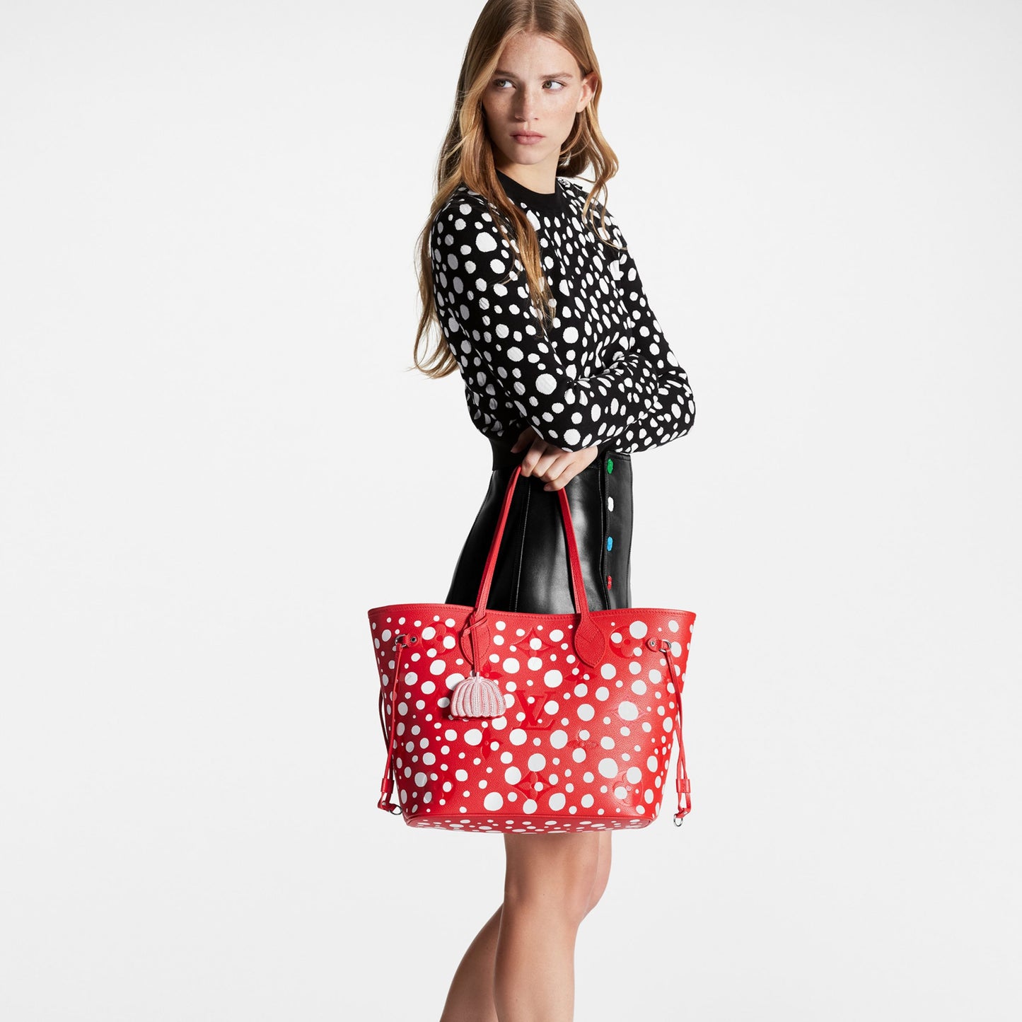 x YK Neverfull MM M46422 Rouge Blanc