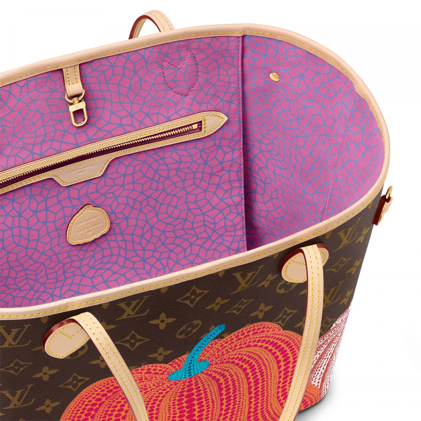 x YK Neverfull MM M46468 Pumpkin print