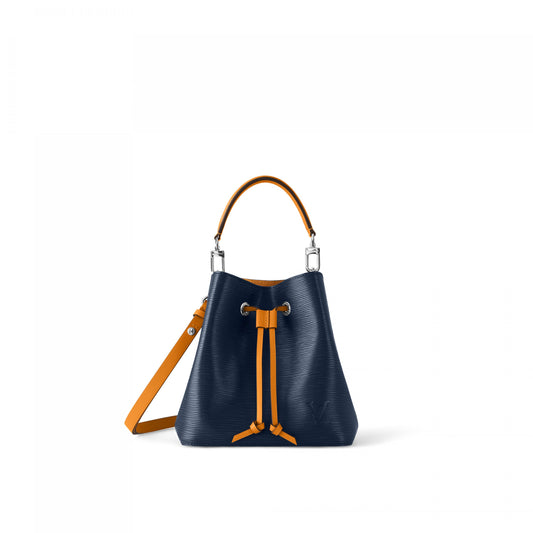 M53610 Epi Leather Indigo Safran Néonoé BB