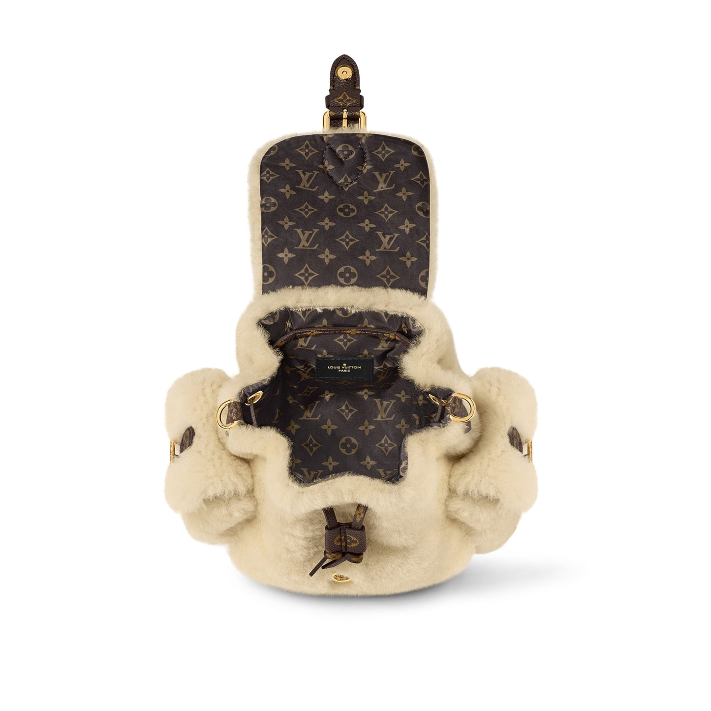 M11919 Nano Teddy Backpack Cream