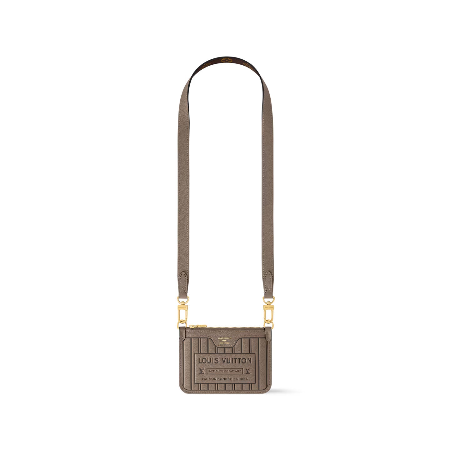M12109 Neverfull Bandoulière Inside Out BB Dark Fango
