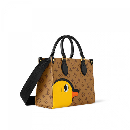 M47199 OnTheGo PM Monogram Reverse Calfskin Patch