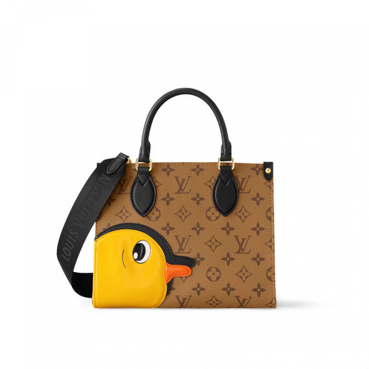 M47199 OnTheGo PM Monogram Reverse Calfskin Patch