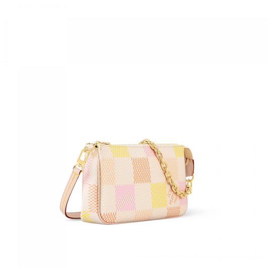 N40642 Pochette Accessoires Peach Pink