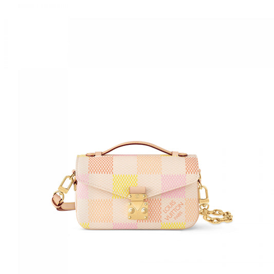 N40749 Pochette Métis East West Peach
