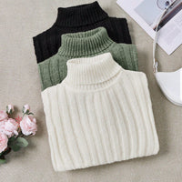 LUNE 3-Piece Ribbed Turtleneck Set