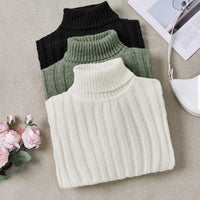 LUNE 3-Piece Ribbed Turtleneck Set