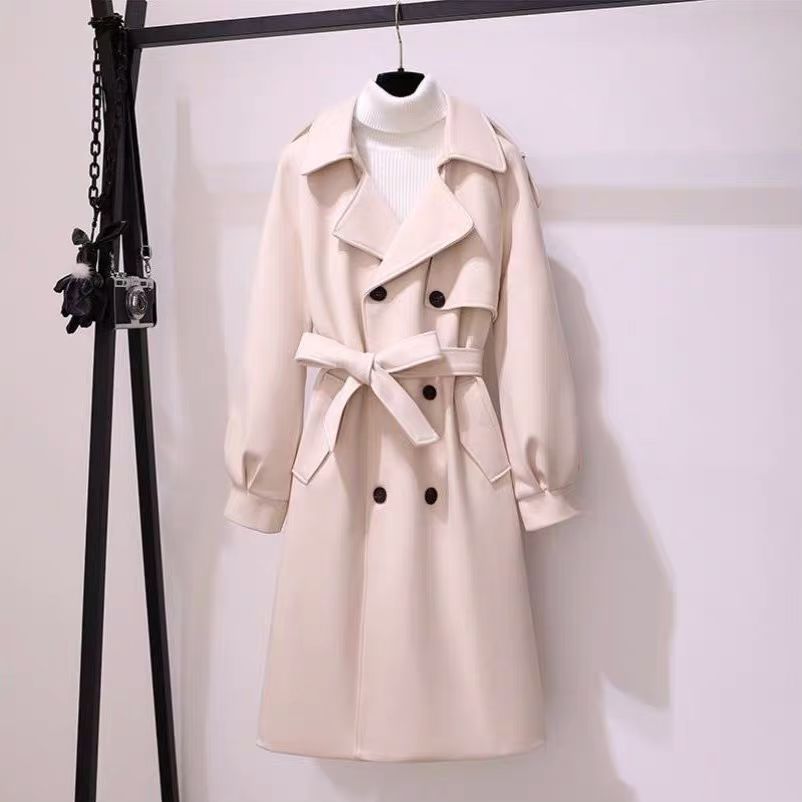 Mid-Length Thick Wool Coat