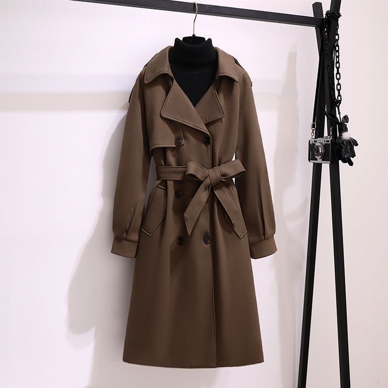 Mid-Length Thick Wool Coat