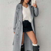 MOOSTA Padded Lapel DB Coat