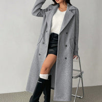 MOOSTA Padded Lapel DB Coat