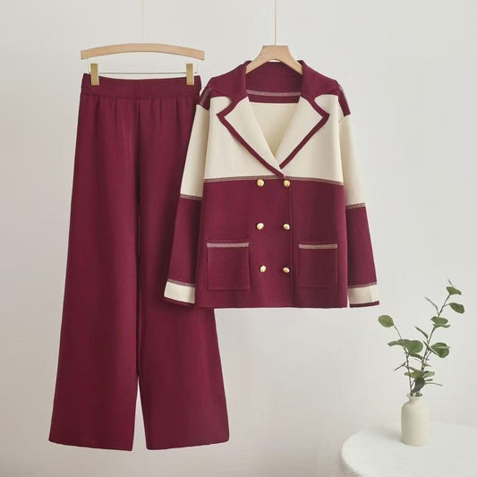 Viscose Long Sleeve Casual Pants Set