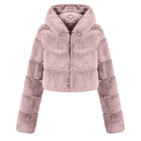 New Crop Faux Fur Coat