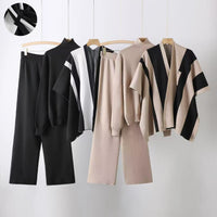 Geometric Print Commuter Pants Set