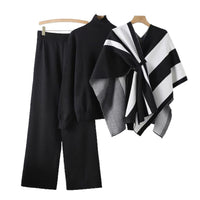 Geometric Print Commuter Pants Set