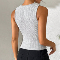 Slim S-xy Knit Vest Cardigan