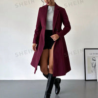 Privé Purple Knit Coat