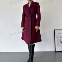 Privé Purple Knit Coat