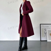 Privé Purple Knit Coat