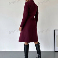 Privé Purple Knit Coat