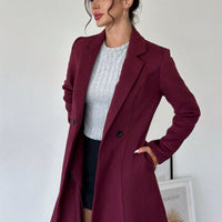 Privé Purple Knit Coat