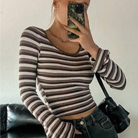 Slim Striped Crew Neck T-Shirt
