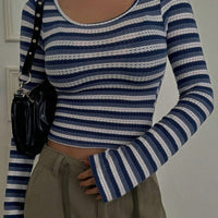 Slim Striped Crew Neck T-Shirt