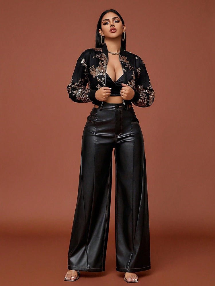 Sequin Embroidery Jacket