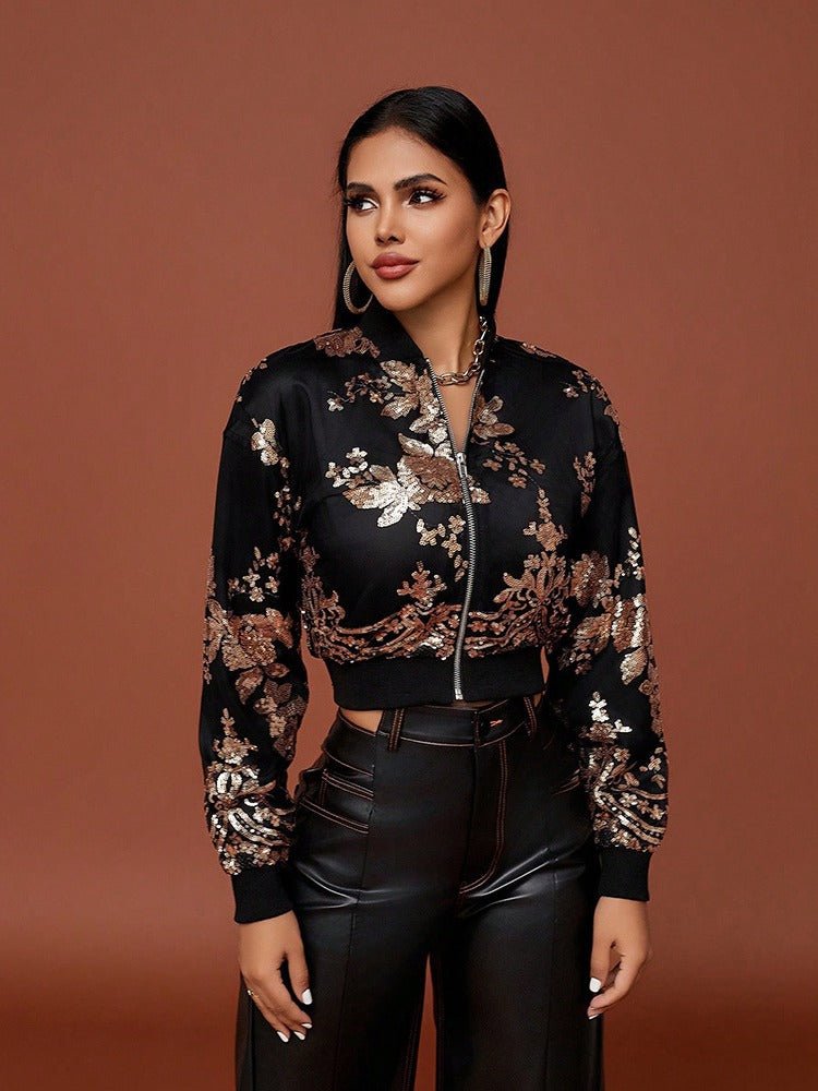 Sequin Embroidery Jacket