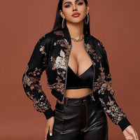 Sequin Embroidery Jacket