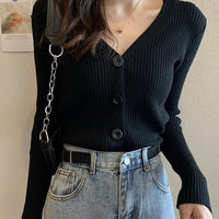 Slim V-Neck Commuter Cardigan