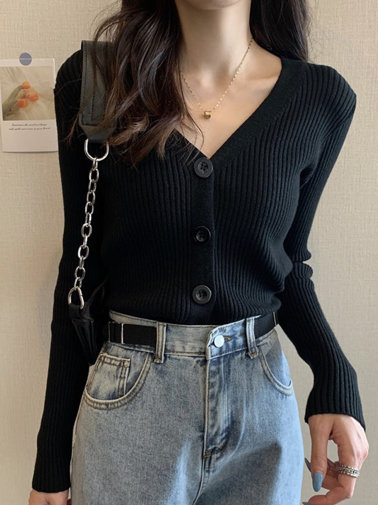 Slim V-Neck Commuter Cardigan