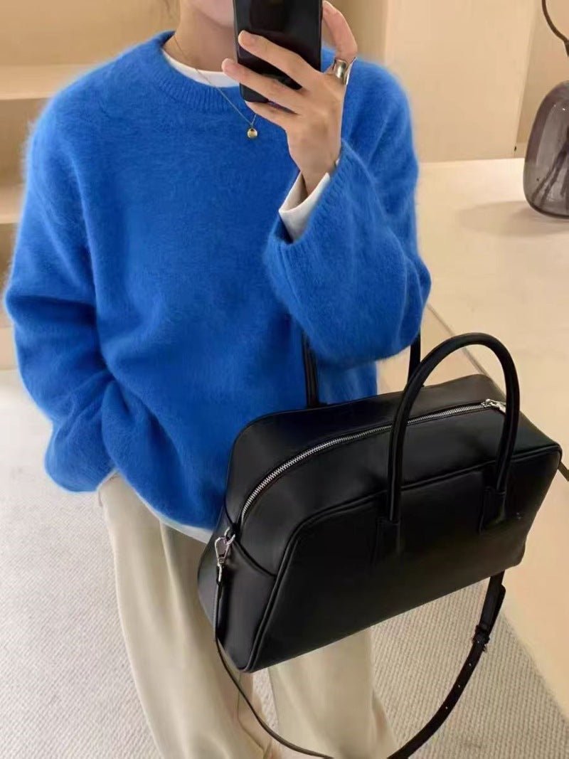 Soft Waxy Mink Fleece Pullover