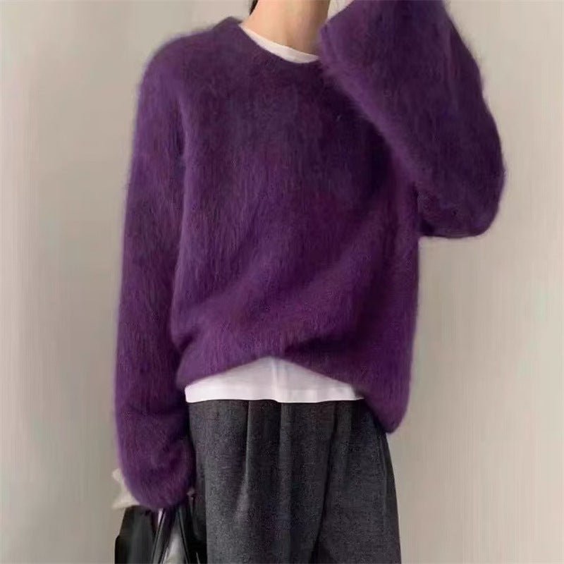 Soft Waxy Mink Fleece Pullover
