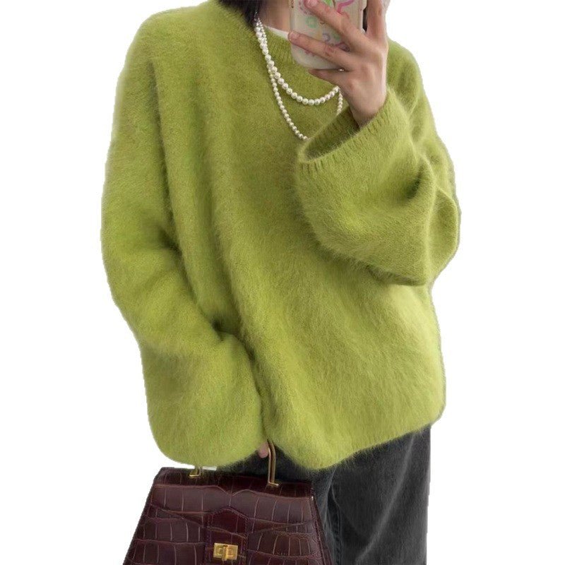 Soft Waxy Mink Fleece Pullover