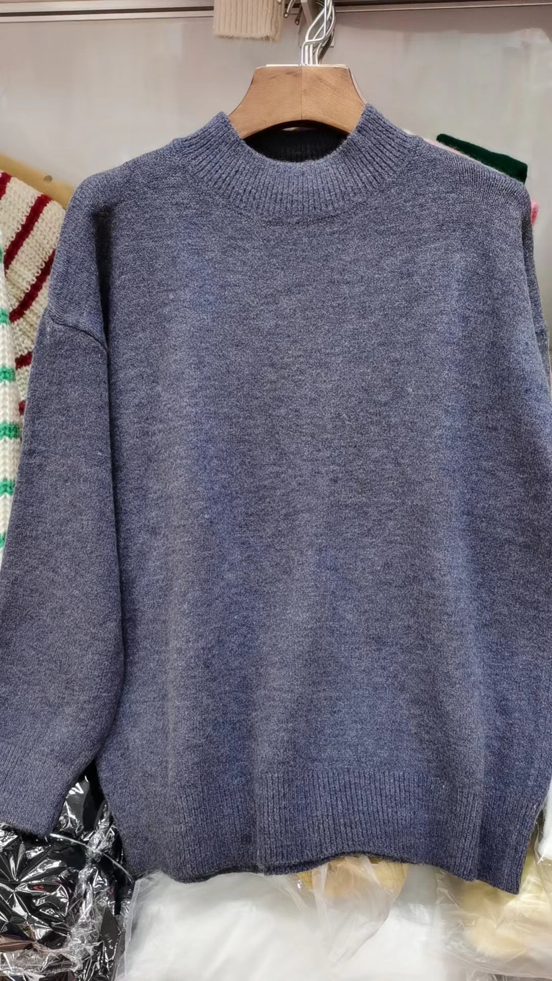 Loose Soft Solid Knit Pullover