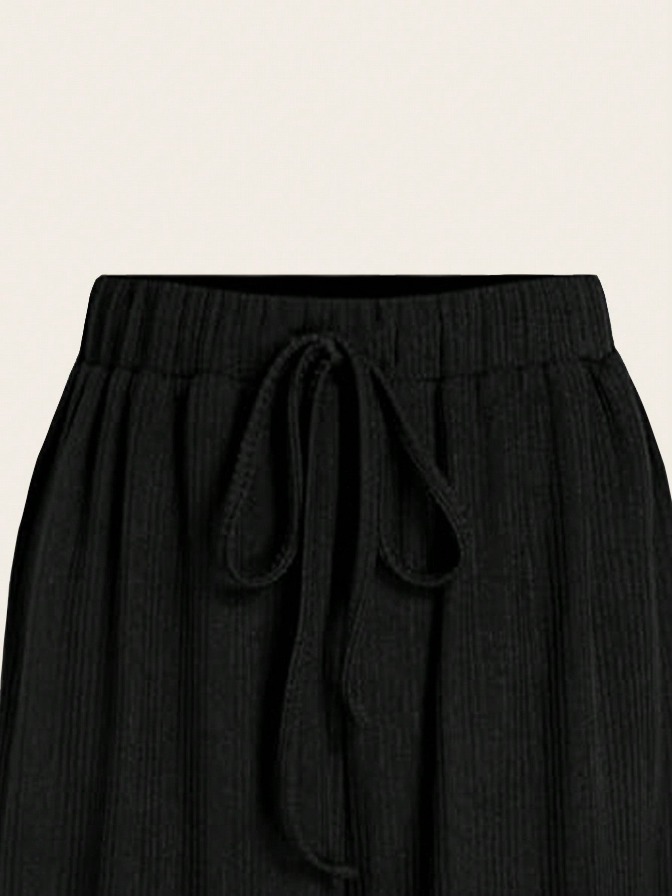 V-Neck Tee & Wide-Leg Pants Set