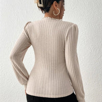 Slim Trim High Collar Winter Top
